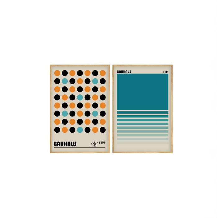 Wallity Huhu249 - Cuadros decorativos enmarcados de 50 x 70 cm (2 piezas) Wallity Huhu249 - Cuadros decorativos enmarcados de 50 x 70 cm (2 piezas)